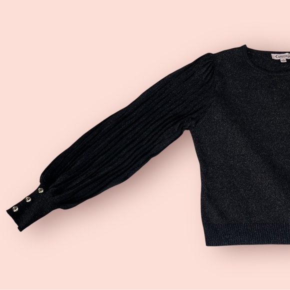 Nanette Nanette Lepore Long Sleeve Rib Knit Sleeve Sweater Size Medium NWT - Picture 4 of 11